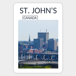 St Johns Newfoundland and Labrador Canada Gift for Canadian Canada Day Present Souvenir T-shirt Hoodie Apparel Mug Notebook Tote Pillow Sticker Magnet Magnet